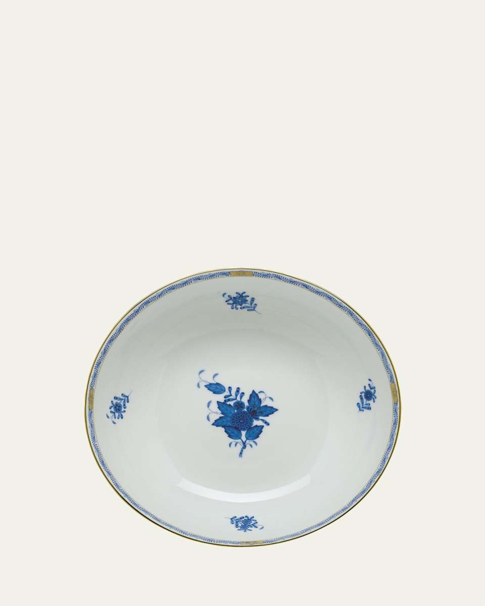Chinese Bouquet Blue Medium Bowl